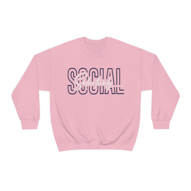 "Selectively Social"-  Crewneck Sweatshirt