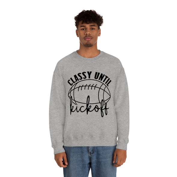 Classy Until Kickoff - Crewneck Sweatshirt