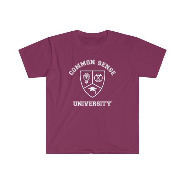 Common Sense University- t-shirt
