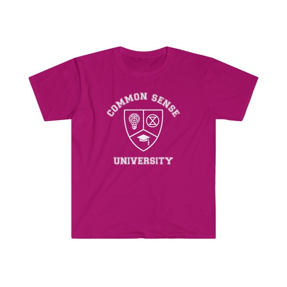 Common Sense University- t-shirt