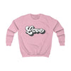 Love Vintage -Black- Kids Sweatshirt