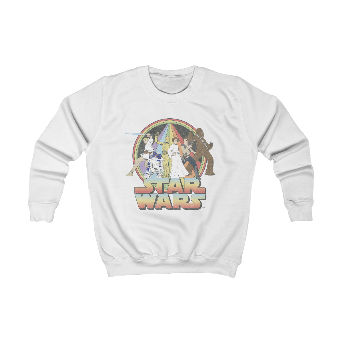 Kids Vintage Wars Blossom Star & Sweatshirt Sunny –